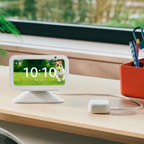 Amazon Echo Show 5 (3rd Gen) Adjustable Stand with USB-C Charging Port (Echo Show not included - Accessory Stand Only) - Cloud Blue HOW TO BUY