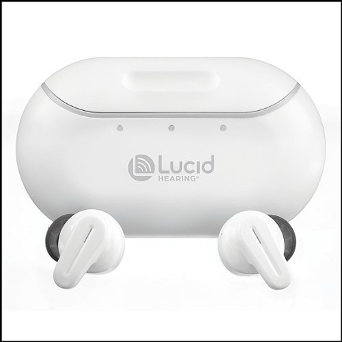 Lucid Hearing - Tala Premium Rechargeable OTC Hearing Aids - Android - White-Front_Standard 