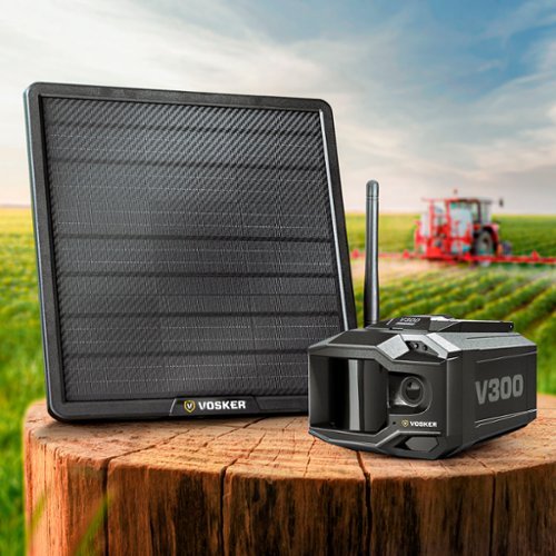 Vosker V300 Ultimate Outdoor Wireless 1080p Security System with External Solar Panel - Black BUY IN AUSTRALIA