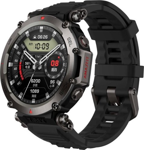 Amazfit - T-Rex Ultra Smartwatch 35mm Stainless Steel - Black