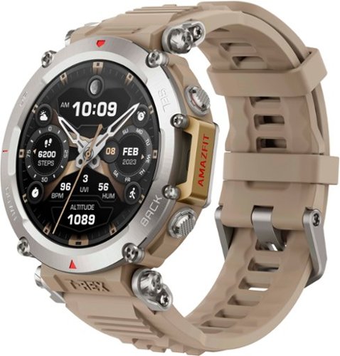 Photos - Smartwatches Amazfit  T-Rex Ultra Smartwatch 35mm Stainless Steel - Sahara W2142OV2N 