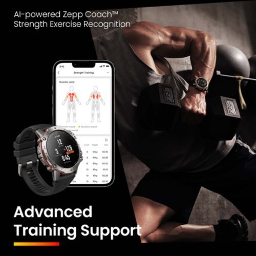 Amazfit Falcon Smartwatch 32mm Titanium - Black BUY IN SAUDI ARABIA