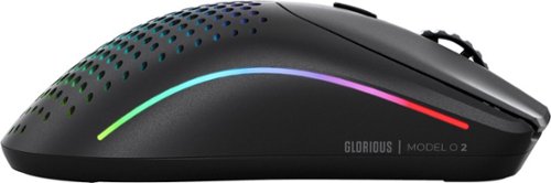 Glorious Model O 2 Lightweight Wireless Optical Gaming Mouse with BAMF 2.0 Sensor - Wireless - Matte Black WORLDWIDE DELIVERY