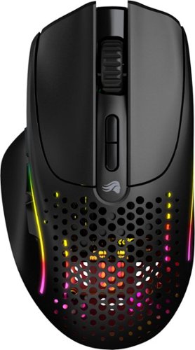 Glorious - Model I 2 Ultra Lightweight Wireless Optical Gaming Mouse with 9 Programmable Buttons - Matte Black