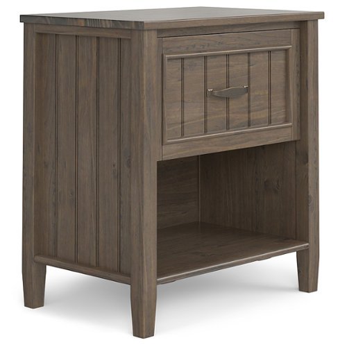 

Simpli Home - Lev Bedside Table - Smoky Brown