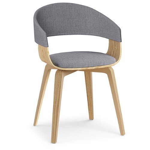Simpli Home - Lowell Bentwood Dining Chair - Light Grey