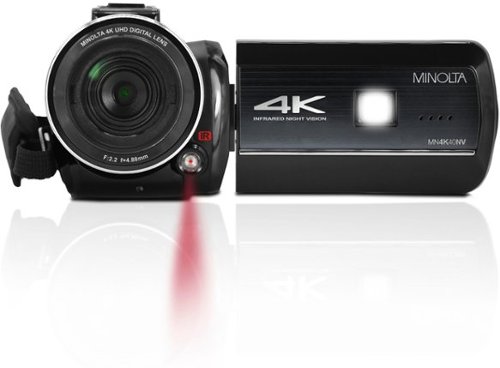 Minolta MN4K40NV 4K Video 30 Megapixel Night Vision Camcorder