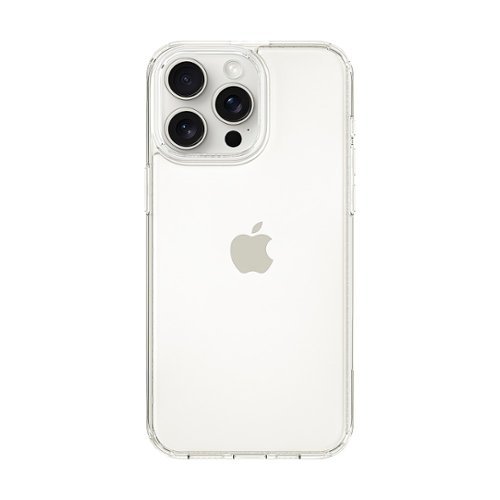  Insignia™ - Hard-Shell Case for iPhone 15 Pro - Clear