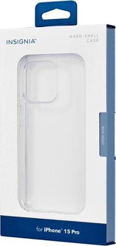 Insignia™ Hard-Shell Case for iPhone 15 Pro - Clear HOW TO BUY