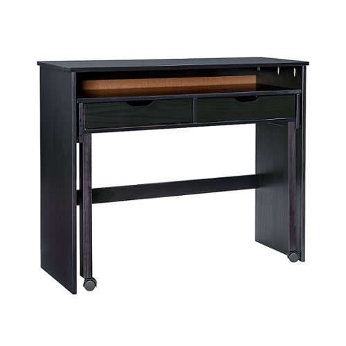 Linon Home Décor - Rensen Extendable Console Desk - Black