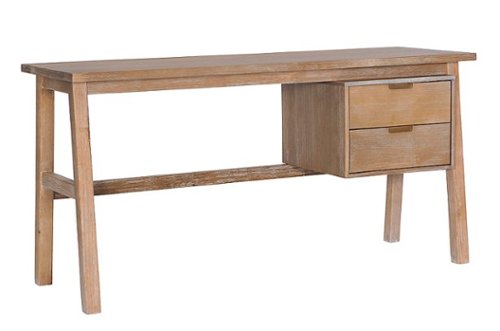 

Linon Home Décor - Pollard Two-Drawer Side Storage Desk - Natural