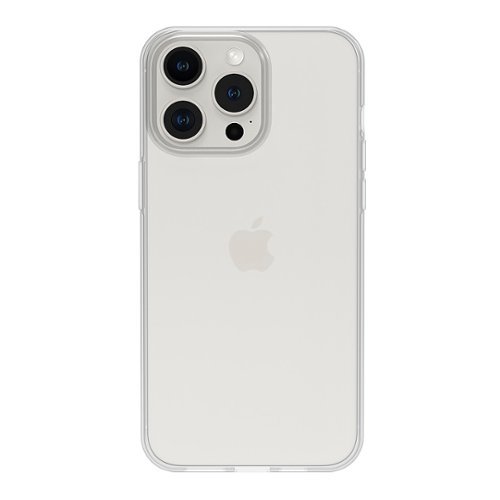  Best Buy essentials™ - Soft-Shell Case for iPhone 15 Pro - Clear