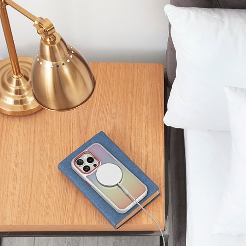 Insignia™ Hard-Shell Case with MagSafe for iPhone 15 Pro Max - Orange Gradient SHOP ONLINE