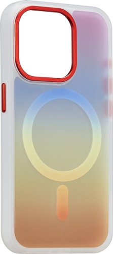 Insignia™ Hard-Shell Case with MagSafe for iPhone 15 Pro Max - Orange Gradient BUY IN MIDDLE EAST