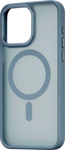 Insignia™ Hard-Shell Bumper Case with MagSafe for iPhone 15 Pro Max - Teal BUY ONLINE