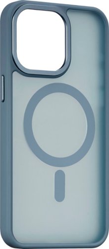 Insignia™ Hard-Shell Bumper Case with MagSafe for iPhone 15 Pro Max - Teal BUY IN EUROPE