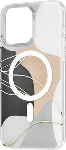 Insignia™ Hard-Shell Case with MagSafe for iPhone 15 Pro Max - Abstract Pattern BUY ONLINE