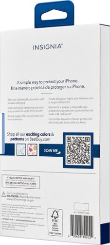 Insignia™ Hard-Shell Case for iPhone 15 Pro Max - Falling Flower BUY ONLINE