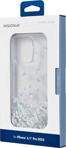 Insignia™ Hard-Shell Case for iPhone 15 Pro - Falling Flower SHOP ONLINE