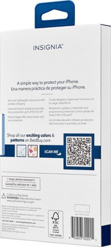 Insignia™ Hard-Shell Case for iPhone 15 Pro - Falling Flower BUY ONLINE
