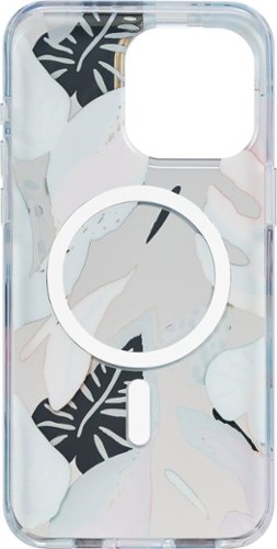 Insignia™ Hard-Shell Case with MagSafe for iPhone 15 Pro Max - Tropical Leaves Pattern WORLDWIDE DELIVERY