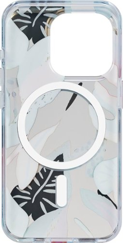 Insignia™ Hard-Shell Case with MagSafe for iPhone 15 Pro - Tropical Leaves Pattern WORLDWIDE DELIVERY