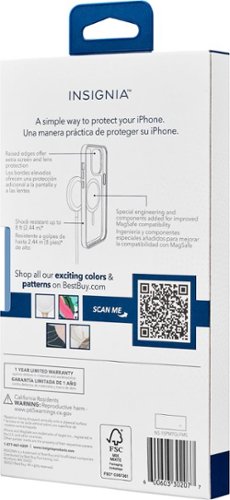 Insignia™ Hard-Shell Case with MagSafe for iPhone 15 Pro Max - Golf Pattern BUY IN SINGAPORE