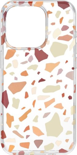 Insignia™ - Hard-Shell Case for iPhone 15 Pro - Mosaic