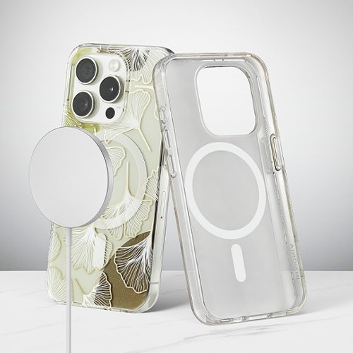 Insignia™ Hard-Shell Case with MagSafe for iPhone 15 Pro Max - Fan Pattern SHOP ONLINE
