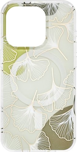 Insignia™ - Hard-Shell Case with MagSafe for iPhone 15 Pro - Fan Pattern