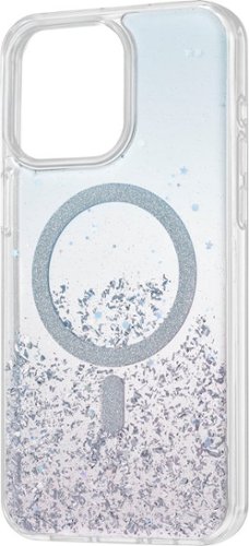 Insignia™ Hard-Shell Case with MagSafe for iPhone 15 Pro Max - Glitter Gradient SHOP ONLINE