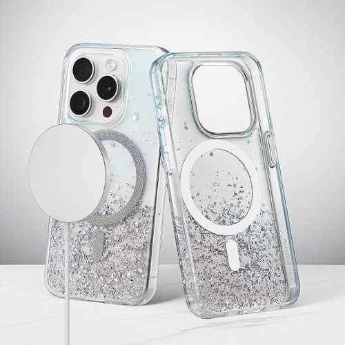 Insignia™ Hard-Shell Case with MagSafe for iPhone 15 Pro Max - Glitter Gradient WHERE TO BUY