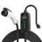 Rexing - 16A J1772 NEMA 5-15 Level 1 Portable Electric Vehicle (EV) Charger - Black-Front_Standard
