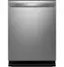 Front. GE Profile - 24" Top Control Smart Built-In Stainless Steel Tub Dishwasher with 3rd Rack and Sanitize Cycle - Stainless Steel.