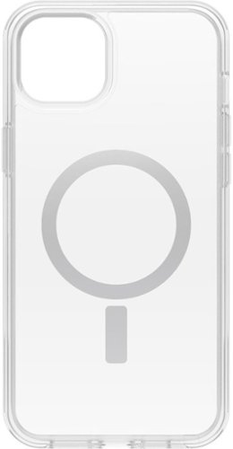 OtterBox - Symmetry Series Hard Shell for MagSafe for Apple iPhone 15 Plus and Apple iPhone 14 Plus - Clear