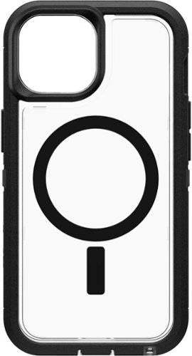OtterBox - Defender Series Pro XT Hard Shell for MagSafe for Apple iPhone 15, Apple iPhone 14, and Apple iPhone 13 - Dark Side