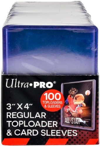 Ultra PRO 3 x 4 Regular Toploaders & Card Sleeves 100-Count Retail Pack WORLDWIDE DELIVERY