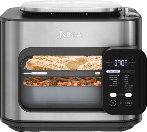  Ninja - Combi All-in-One Multicooker, Oven, &amp; Air Fryer, Complete Meals in 15 Mins, 14-in-1, Combi Cooker + Air Fry - Stainless Steel