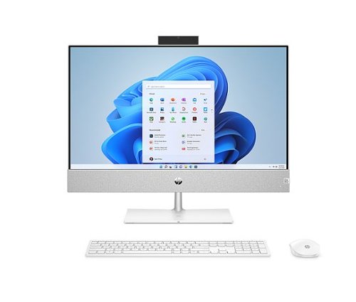 HP - Pavilion 23.8" Touch-Screen All-In-One -Intel Core i5-13400T- 16GB Memory - 512GB SSD - Snowflake White