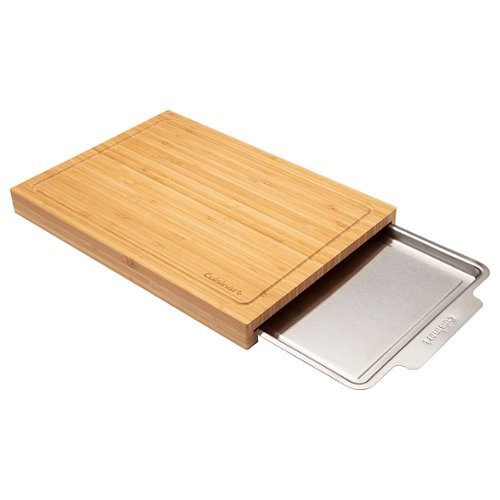Cuisinart - Bamboo Cutting Board w/Slide Out Tray