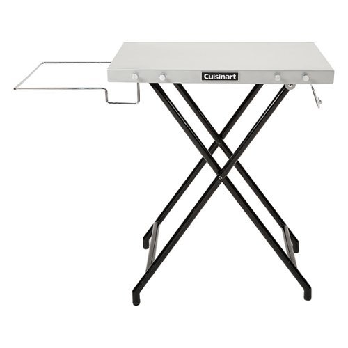 Cuisinart - Fold 'n Go Prep Table & Grill Stand - Silver