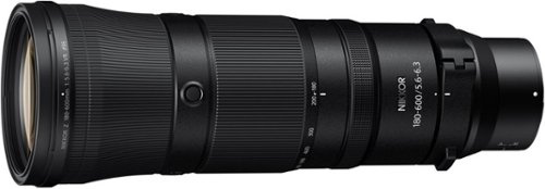 Nikon - NIKKOR Z 180-600mm f/5.6-6.3 VR Telephoto Zoom Lens for  Z Mount Cameras - Black