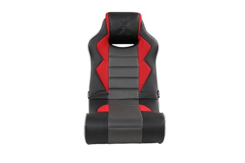 X Rocker - Flash LED Audio Floor Rocker/Black/LED - Red