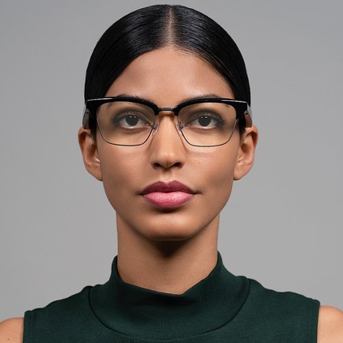 Lucyd Lyte Earthbound Clubmaster Wireless Connectivity Audio Blue Light Glasses - Black BUY ONLINE