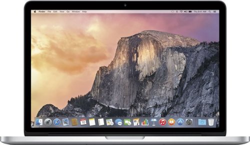 Apple - Geek Squad Certified Refurbished MacBook Pro with Retina display - 13.3" Display - 8GB Memory - 128GB Flash Storage - Silver