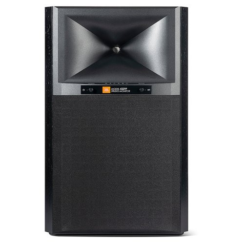 JBL - 4329P 8" Hi-Res 600W Wireless 2-Way Bookshelf Speakers (Pair) - Black