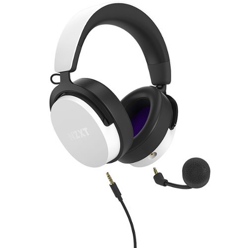 NZXT - Relay Wired Gaming Headset for PC - White