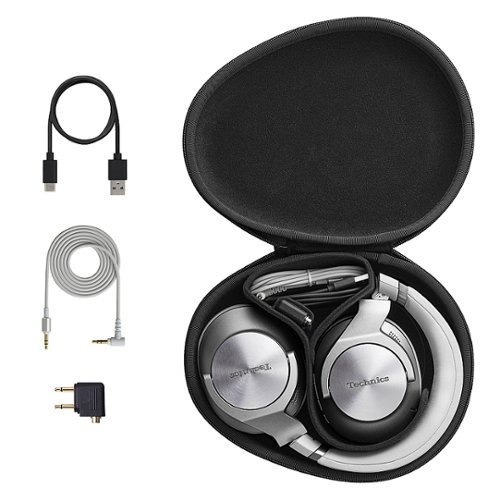 Technics Wireless Noise Cancelling Over-Ear Headphones with 2 Device Multipoint Connectivity - Silver BUY IN EUROPE