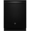 GE - Top Control Dishwasher with Stainless Steel Interior and Sanitize Cycle - Black Slate-Front_Standard 