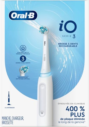 Oral-B iO Series 3 Electric Toothbrush with (1) Brush Head - White WHERE TO BUY